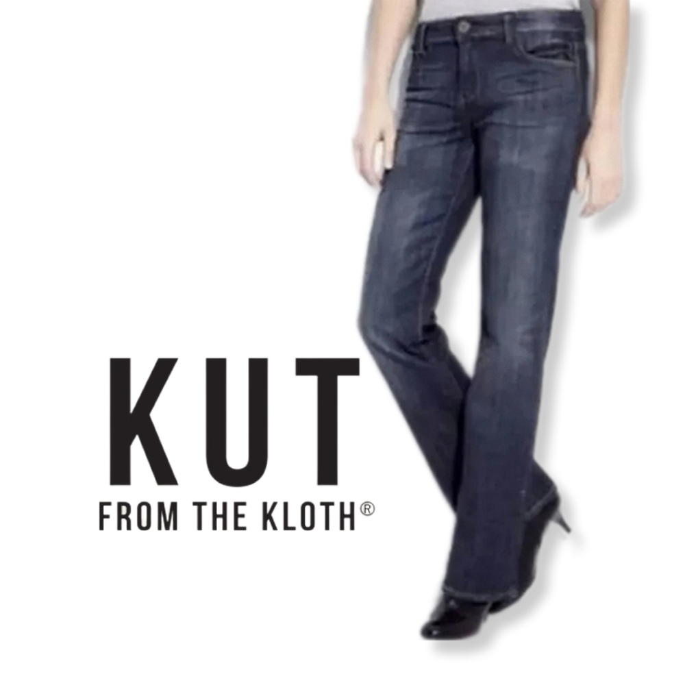Kut From The Kloth Jeans Kut From The Kloth Farrah Baby Boot Bootcut Denim Jeans - Picture 2 of 12